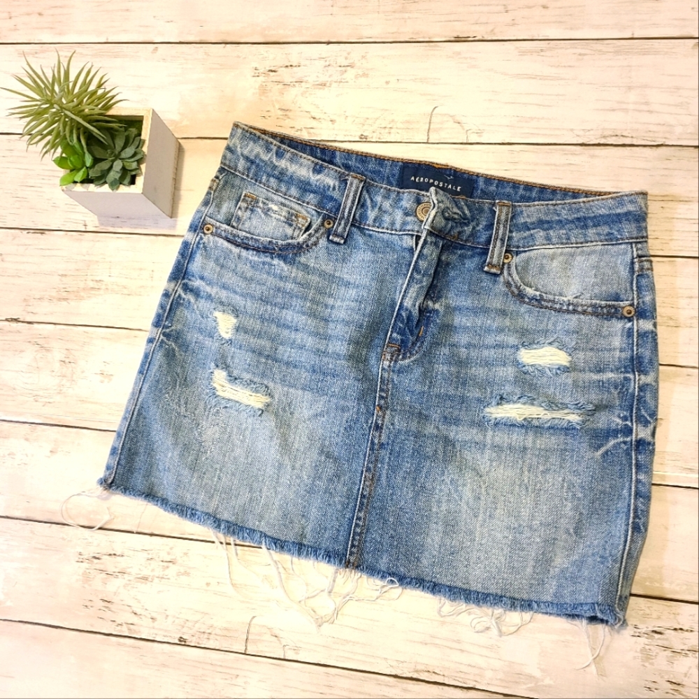 Aeropostale Jean Skirt